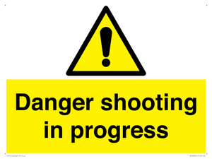 Danger shooting in progress